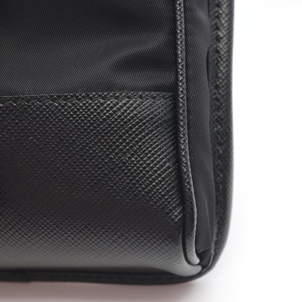 PRADA Black Leather Saffiano Shoulder Bag - Picture 7 of 7